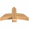 Ekena Millwork Bellingham Timber Gable Bracket, Western Red Cedar, 36"W x 21"H x 5 1/2"D x 5 1/2"F, 14/12 Pitch GBW036X21X0606BEL00SWR - alternate 3